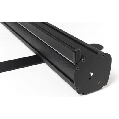 Jansen Display Roll-Banner Basic Black 100x200cm, 1014 x 2094 mm