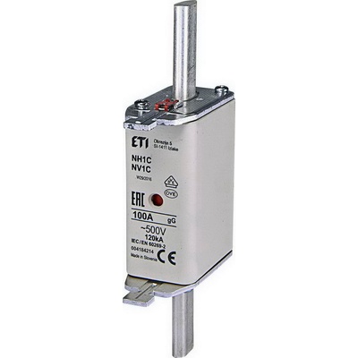 Nožová pojistka NV/NH 1C gG KOMBI 100A/500V ETI 004184214