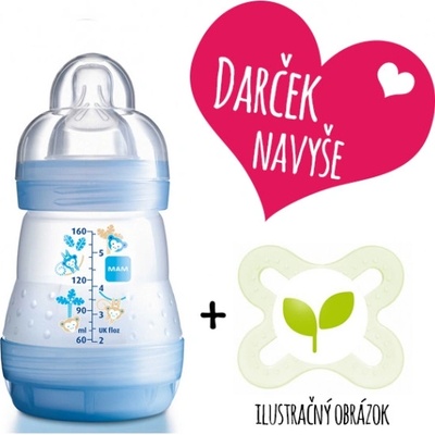 Mam Fľaša Anti-colic 160ml ružová