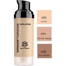 Germaine de Capuccini Everlasting Make-Up SPF25 dlouhotrvající make-up pro normální a smíšenou pleť 493 Linen 30 ml