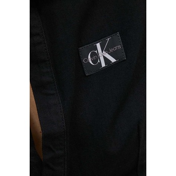 Calvin Klein Дънкова рокля Calvin Klein Jeans в черно къса с кройка по тялото J20J223666 (J20J223666)