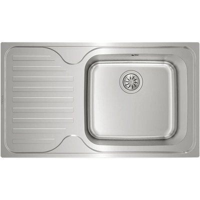 Teka Иноксова мивка за вграждане, микролен, ляв отцедник, за шкаф със светъл отвор 60 см SUPER BOWL 1C 1E MAX (М.544.МС1Л)