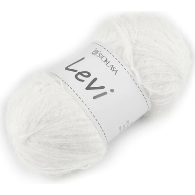 Připlétací a pletací příze Levi 50 g Varianta: 1 bílá, Balení: 1 ks 58810/150560/271653