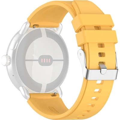 Techsuit Каишка за SHuawei Watch GT 2 (46 мм)/GT 2 Pro/GT 3 Pro (46 мм)/Ultimate, Xiaomi Watch S1 - Каишка за часовник 22 мм (W026) - Жълт