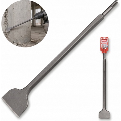 Extol Premium Sekáč plochý SDS PLUS, 400x14mm, šírka čepele 60mm