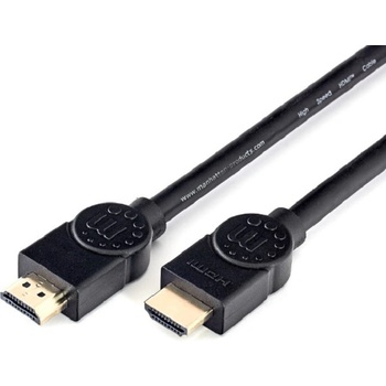 Manhattan Кабел Manhattan - 2075100613, HDMI/HDMI, Ethernet, 2 m, черен (2075100613)