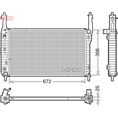 Chladič motora DENSO DRM20123