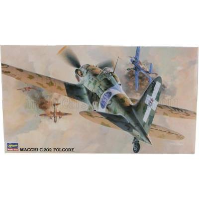 HASEGAWA MACCHI MC.202 FOLGORE AIRPLANE MILITARY 1943 1:48
