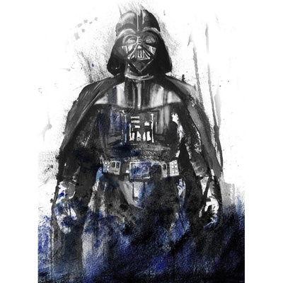 Komar Vliesová fototapeta Star Wars Watercolor Vader rozměry 200 x 280 cm