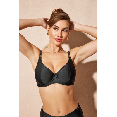 Astratex Горнище на бански костюм Sateen Sheen Black I (ATX309B)