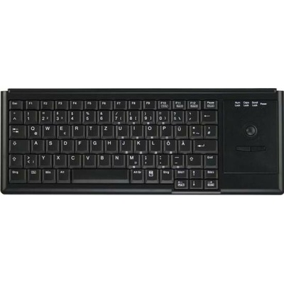 Cherry Active Key Industry 4.0 Compact Ultraflat Trackball Keyboard AK-4400-TU-B/GE