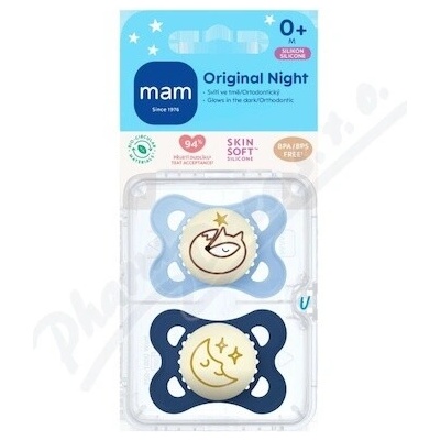 Mam Original Night cumlík Blue 2 ks
