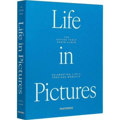 Fotoalbum LIFE IN PICTURES, modrá, Printworks
