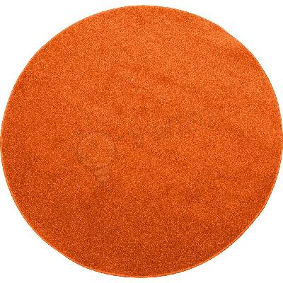 Полша Кръгъл килим - диаметър 200 см - теракот