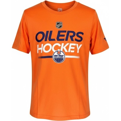 Outerstuff dětské tričko Edmonton Oilers Apro Wordmark Ss Ctn Tee