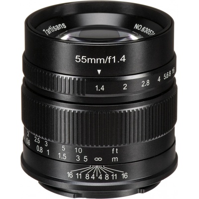 7Artisans 55mm f/1,4 APS-C Micro 4/3 A504B