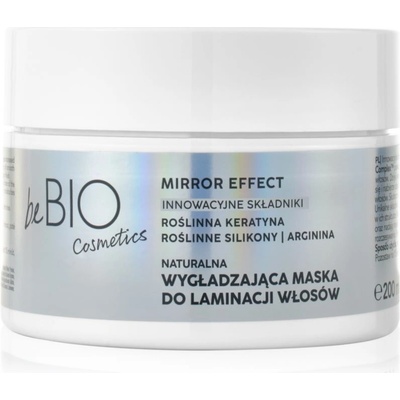 beBIO Baby Hair Complex Mirror Effect vyhladzujúca maska pre nepoddajné vlasy 200 ml