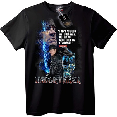 NOONEBRAND Тениска с цитат на Undertaker - S, Black