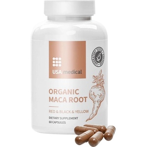 USA medical Organic Maca Root 750 mg [60 капсули]