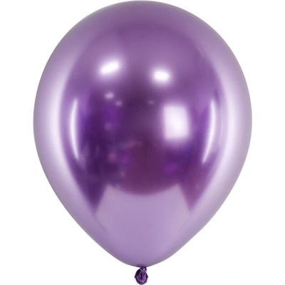 Lesklý balónek FIALOVÝ 30 cm