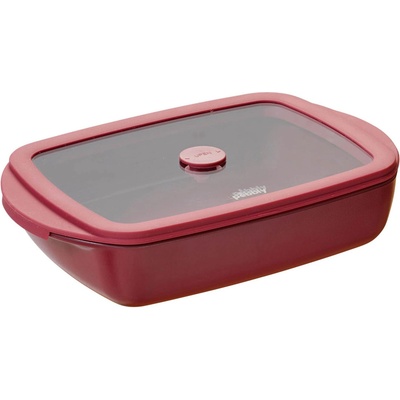 Pebbly Съд за печене PKV-076 800 ml, червен, Силикон, Pebbly (PEBBPKV076)