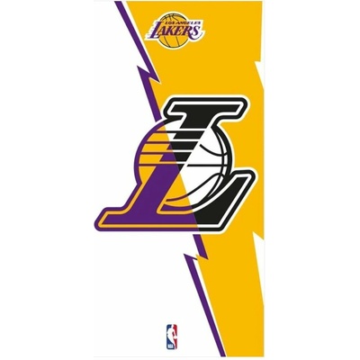 Carbotex bavlnená plážová osuška Los Angeles Lakers 70 x 170 cm