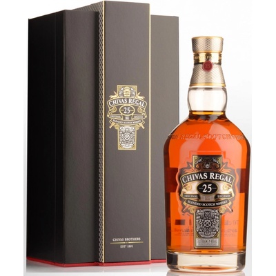 Chivas Regal 25y 40% 0,7 l (kazeta) – Hledejceny.cz