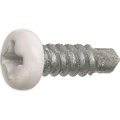 SCH Samovrtný šroub s čočkovou hlavou DIN7504M, PH, ocel hlava hlava lakovaná hlava RAL Varianta: Samovrtný šroub s čočk.hl.DIN7504M 3,5x9,5, PH, ocel hlava bílá RAL9010 – Sleviste.cz