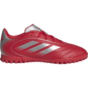 adidas Юношески футболни стоножки Adidas Goletto Juniors Astro Turf Football Boots - Red/Silver