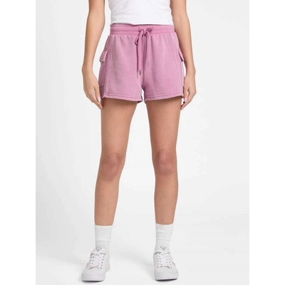 Guess dámské sportovní kraťasy Nicole růžové