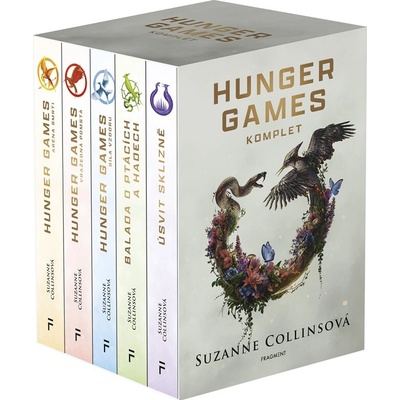HUNGER GAMES – komplet, 1.-5.díl - box