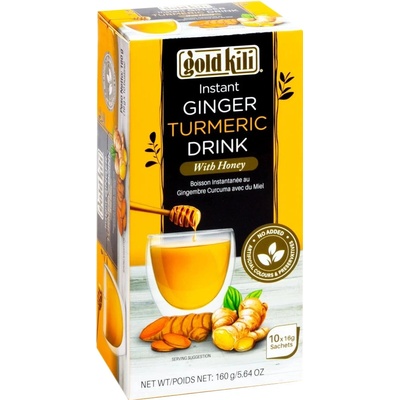 GOLD KILI instantní nápoj zázvor s kurkumou 10 x 16 g