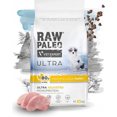 Vetexpert Raw Paleo Ultra Turkey Puppy Medium Large 10 kg