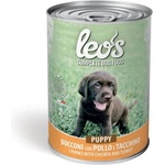  Консерви за кучета Leo's Puppy с пиле и пуйка - 9.6кг