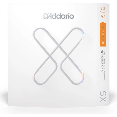 D'Addario XS 80/20 Bronze Coated Acoustic Guitar Strings