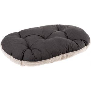 Ferplast Relax F - Комфортен дюшек/легло за кучета и котки, 43/30 см. кафяво и бежаво