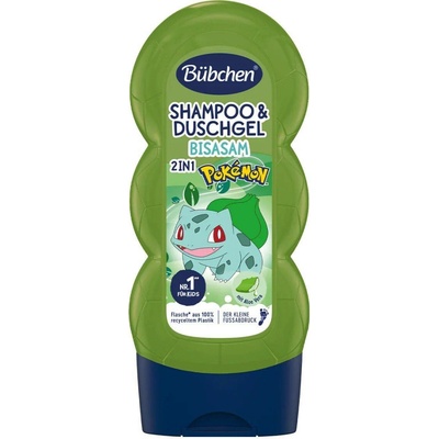 Bübchen Kids 2v1 Šampon a sprchový gel Bisasam 230 ml