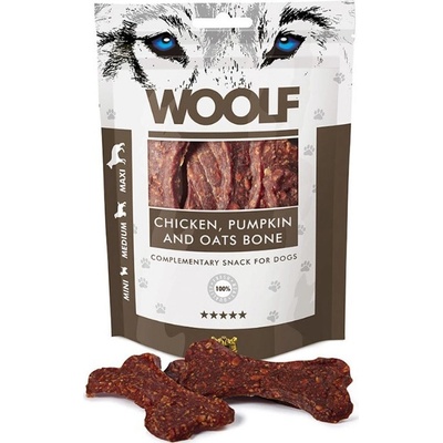Woolf large chicken, pumpkin, oats bone 100 g