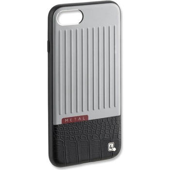 4smarts Хибриден Калъф за iPhone SE 2022/2020 8/7, 4Smarts Salzburg Case, Сребрист (4S467303)