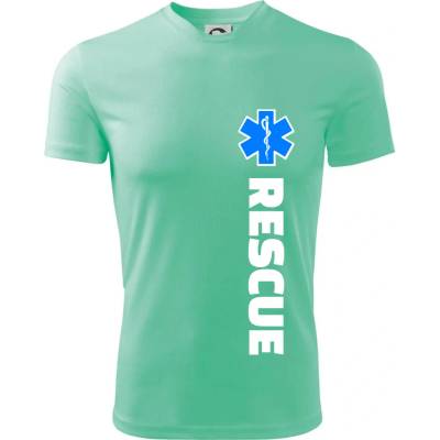 Rescue pro záchranáře pánské triko Fantasy sportovní dresovina mátová