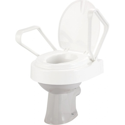 Timago King 12FA Nástavec na WC 12 cm s odklopnými madly – Zboží Dáma