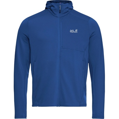 Jack Wolfskin Мъжко поларено яке Jack Wolfskin Litestride Hooded Fullzip Fleece jacket - Blue Orchid - размер XL (005-7008-0314)