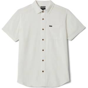 Brixton Мъжка риза с копчета Brixton Charter Slub S/S Woven Shirt - Off White (033-3012-0213)