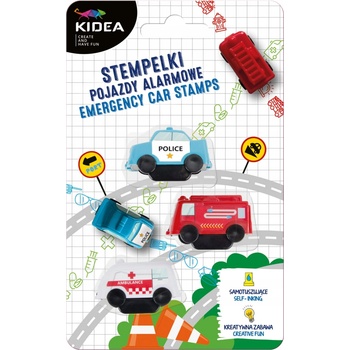 Kidea pečiatky 3ks záchranné vozidlá