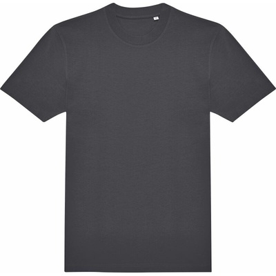 B&C E220 Unisex tričko s krátkým rukávem tmavě šedá