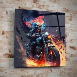 Art gift Стъклено АРТ пано - Огнен пилот