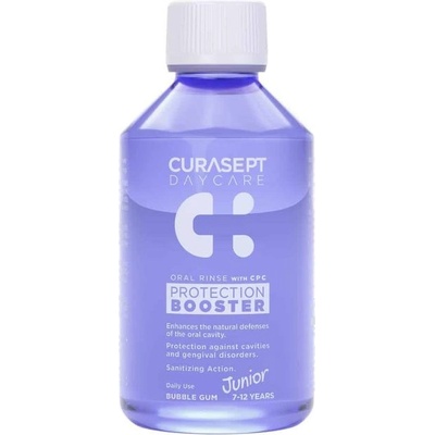 Curasept Protection Booster Вода за уста Junior Bubble Gum, 250 ml