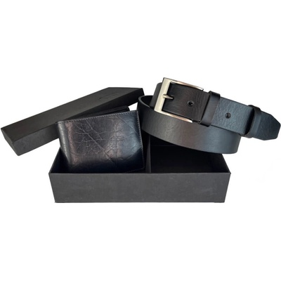 Penny Belts Set koženého opasku 40-22-60 s peněženkou