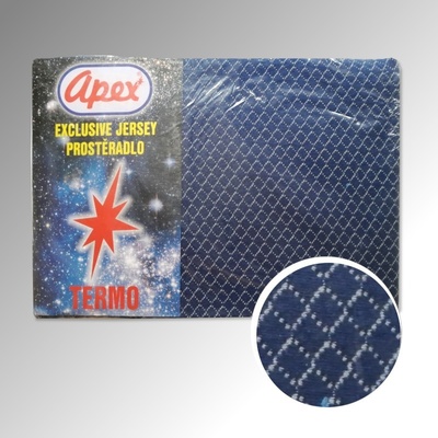 Apex termo prostěradlo jersey Tmavě modré 180x200