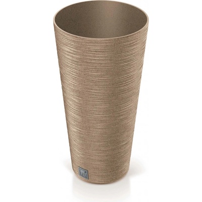 PROSPERPLAST Kvetináč FURU SLIM ECO WOOD 30cm naturo